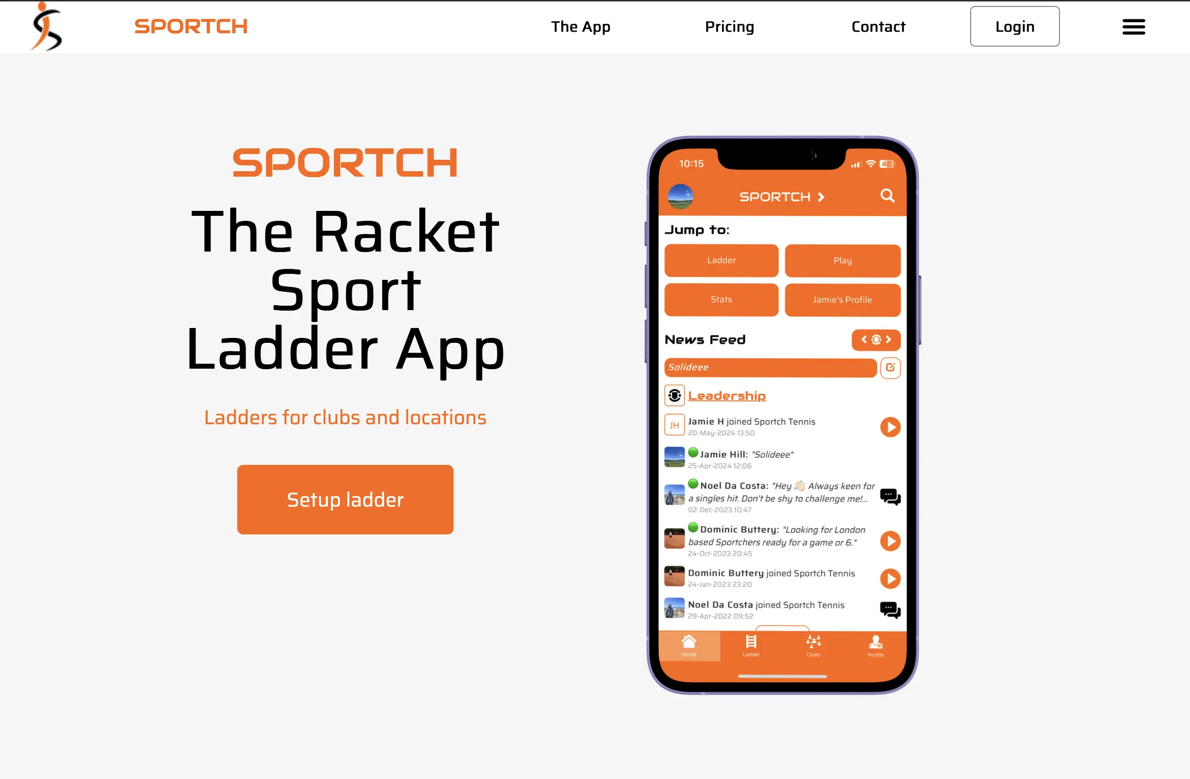 Sportch App v2.0