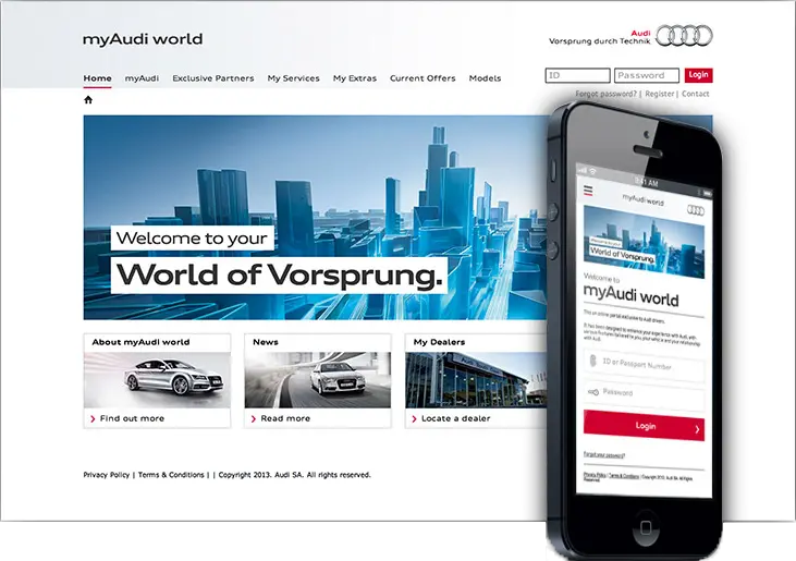 myAudi World - Customer Experience Platform